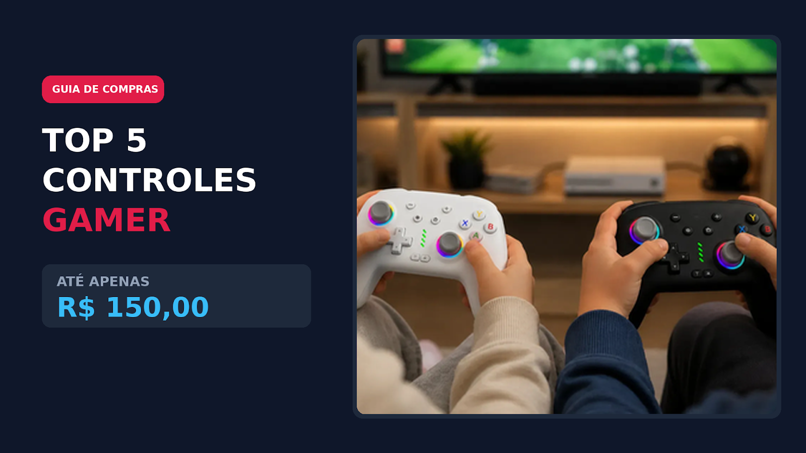 melhores controles para pc